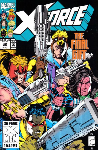 Cover for X-Force (Marvel, 1991 series) #22 [Direct]