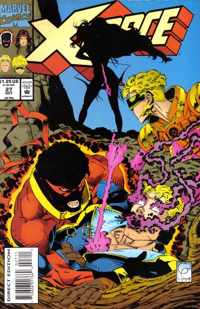 Cover for X-Force (Marvel, 1991 series) #27 [Direct Edition]