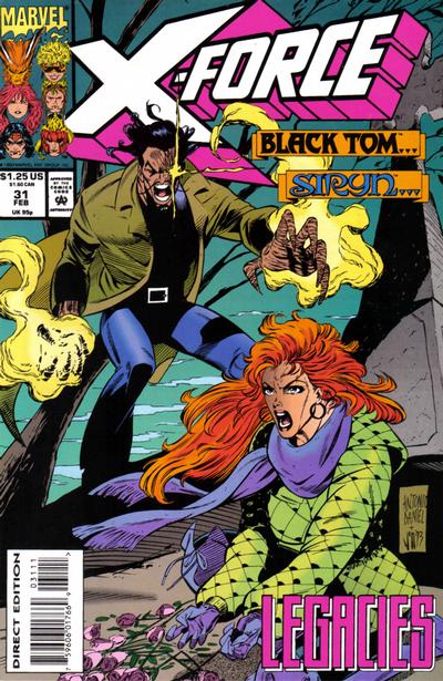 Cover for X-Force (Marvel, 1991 series) #31 [Direct Edition]