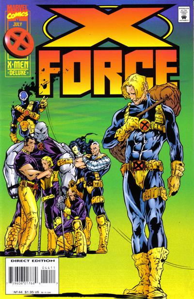 Cover for X-Force (Marvel, 1991 series) #44 [Direct Edition]