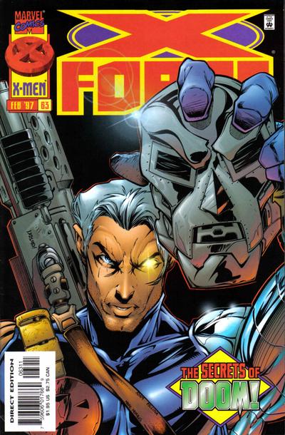Cover for X-Force (Marvel, 1991 series) #63 [Direct Edition]
