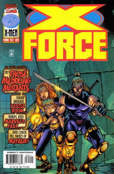 Cover for X-Force (Marvel, 1991 series) #64 [Direct Edition]