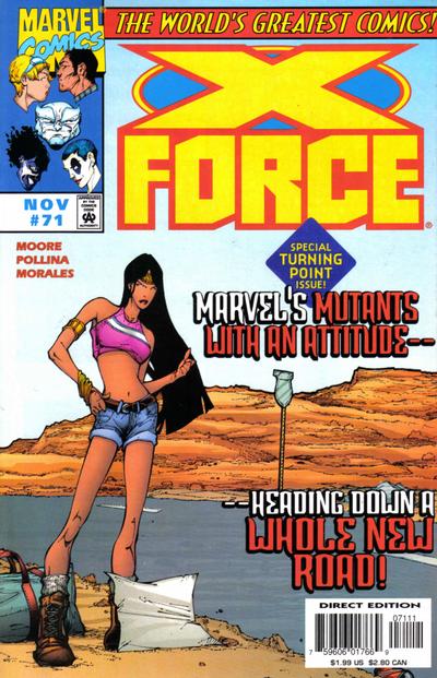 Cover for X-Force (Marvel, 1991 series) #71 [Direct Edition]