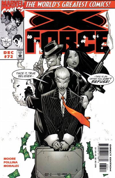 Cover for X-Force (Marvel, 1991 series) #72 [Direct Edition]