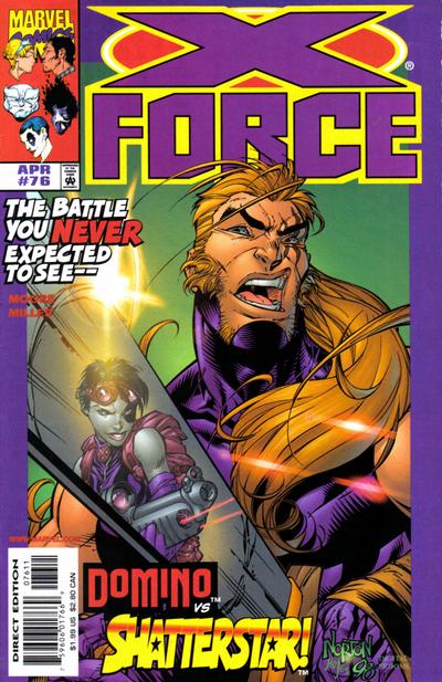 Cover for X-Force (Marvel, 1991 series) #76 [Direct Edition]