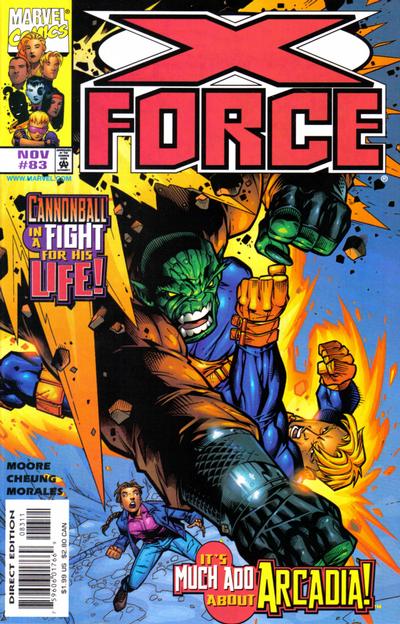 Cover for X-Force (Marvel, 1991 series) #83 [Direct Edition]