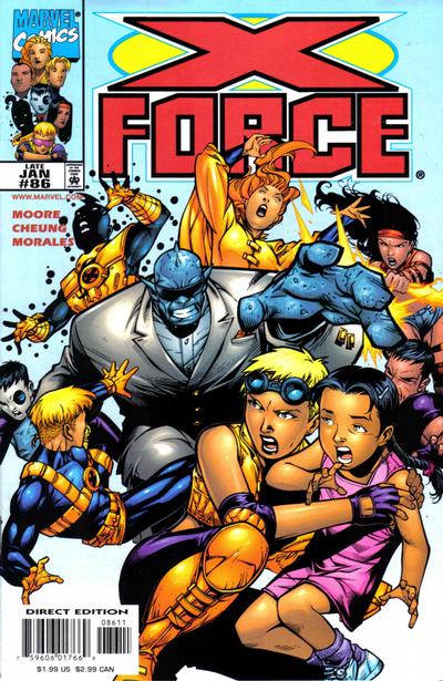 Cover for X-Force (Marvel, 1991 series) #86 [Direct Edition]