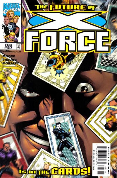 Cover for X-Force (Marvel, 1991 series) #87 [Direct Edition]
