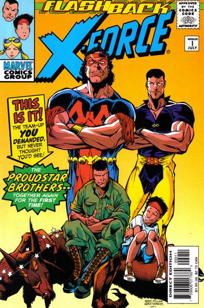 Cover for X-Force (Marvel, 1991 series) #-1 [Direct Edition]