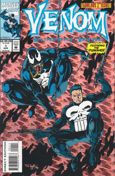 Cover for Venom: Funeral Pyre (Marvel, 1993 series) #1 [Direct Edition]