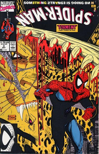 Cover for Spider-Man (Marvel, 1990 series) #3 [Direct]