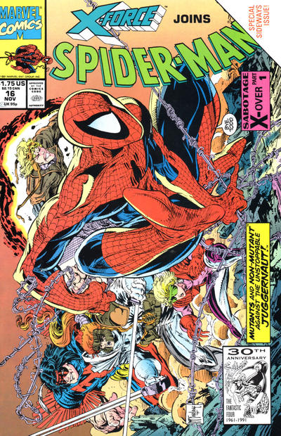 Cover for Spider-Man (Marvel, 1990 series) #16 [Direct]