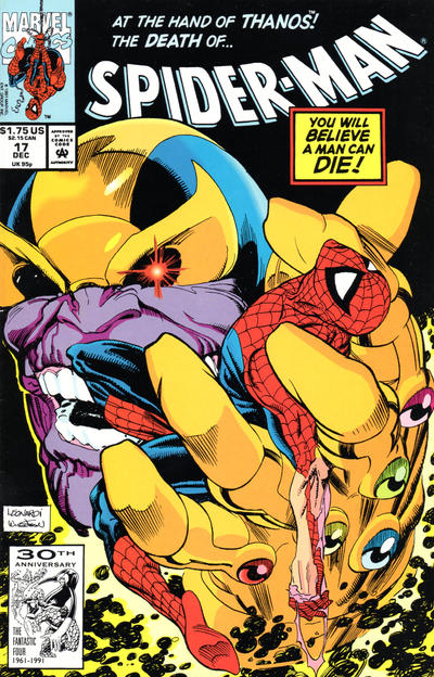 Cover for Spider-Man (Marvel, 1990 series) #17 [Direct]