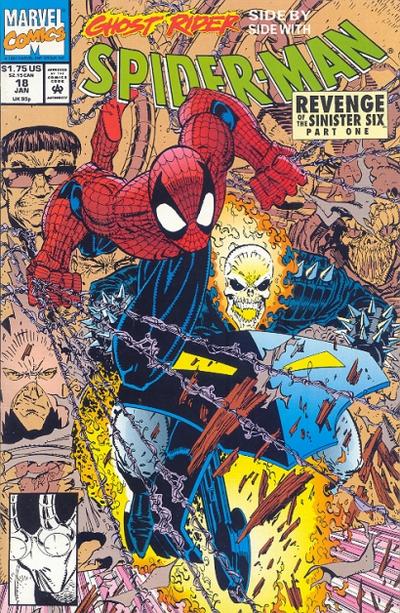 Cover for Spider-Man (Marvel, 1990 series) #18 [Direct]