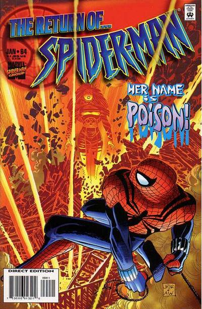 Cover for Spider-Man (Marvel, 1990 series) #64 [Direct Edition]