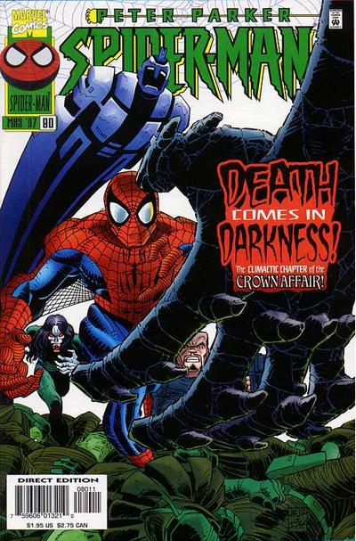 Cover for Spider-Man (Marvel, 1990 series) #80 [Direct Edition]
