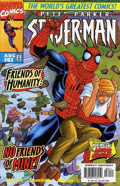 Cover for Spider-Man (Marvel, 1990 series) #82