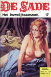 Cover for De Sade (De Vrijbuiter; De Schorpioen, 1971 series) #17