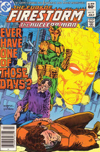 Cover Thumbnail for The Fury of Firestorm (DC, 1982 series) #14 [Newsstand]