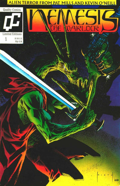 Cover for Nemesis the Warlock (Fleetway/Quality, 1989 series) #1