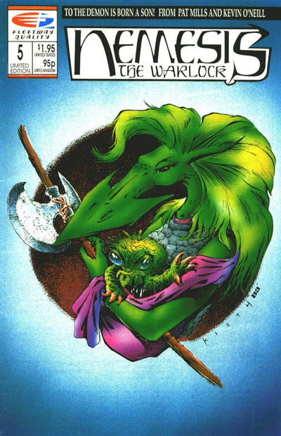 Cover for Nemesis the Warlock (Fleetway/Quality, 1989 series) #5
