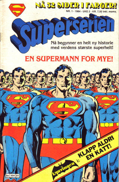 Cover for Superserien (Semic, 1982 series) #1/1984