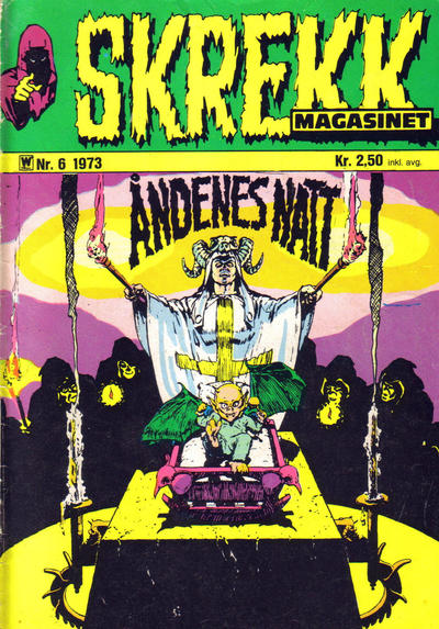 Cover for Skrekk Magasinet (Illustrerte Klassikere / Williams Forlag, 1972 series) #6/1973