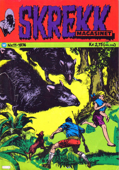 Cover for Skrekk Magasinet (Illustrerte Klassikere / Williams Forlag, 1972 series) #11/1974