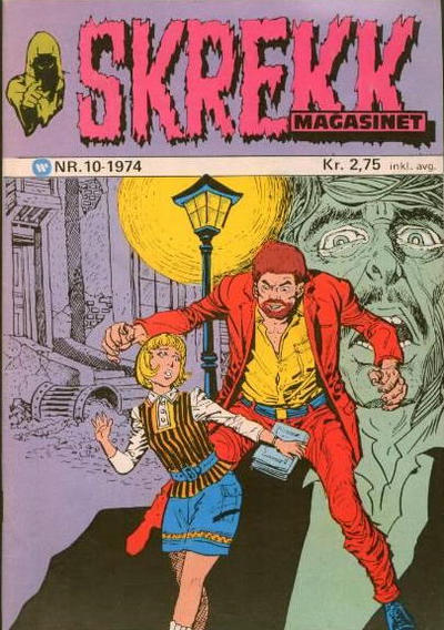 Cover for Skrekk Magasinet (Illustrerte Klassikere / Williams Forlag, 1972 series) #10/1974