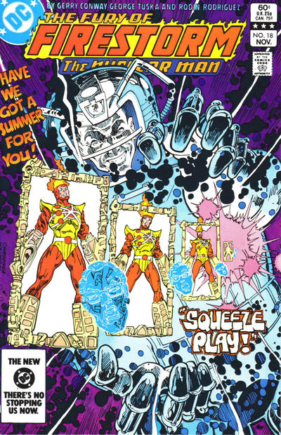 Cover for The Fury of Firestorm (DC, 1982 series) #18 [Direct]