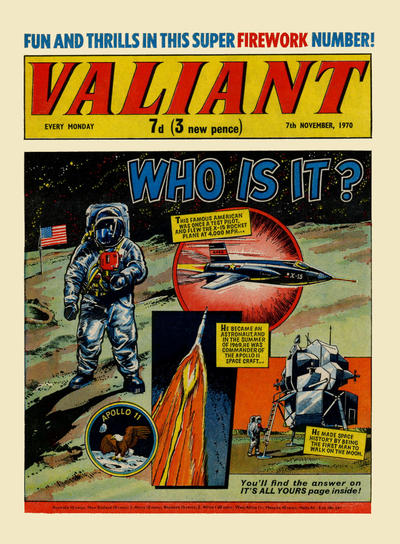 Cover for Valiant (IPC, 1964 series) #7 November 1970