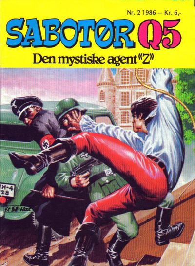 Cover for Sabotør Q5 (Serieforlaget / Se-Bladene / Stabenfeldt, 1971 series) #2/1986
