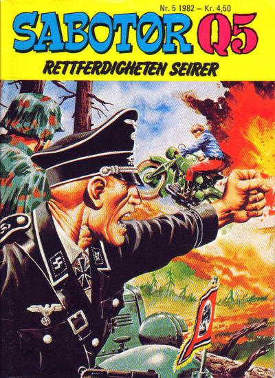 Cover for Sabotør Q5 (Serieforlaget / Se-Bladene / Stabenfeldt, 1971 series) #5/1982