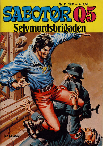 Cover for Sabotør Q5 (Serieforlaget / Se-Bladene / Stabenfeldt, 1971 series) #11/1981