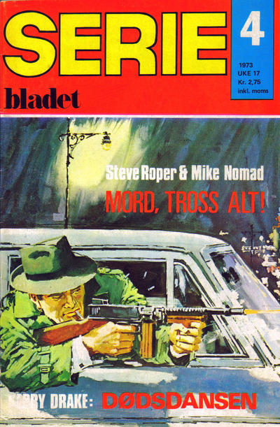 Cover for Seriebladet (Nordisk Forlag, 1973 series) #4/1973