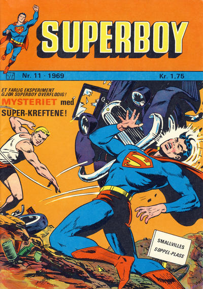 Cover for Superboy (Illustrerte Klassikere / Williams Forlag, 1969 series) #11/1969