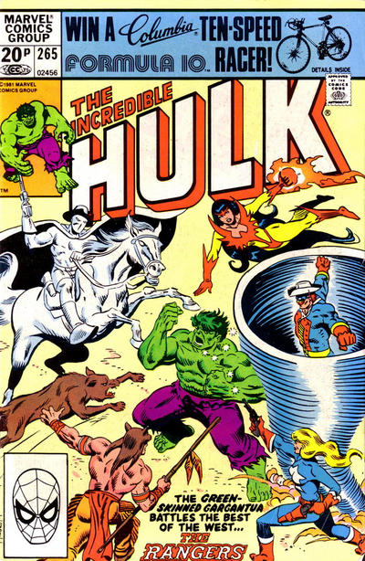 Cover for The Incredible Hulk (Marvel, 1968 series) #265 [British]