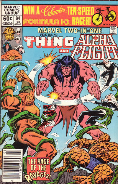 Cover for Marvel Two-in-One (Marvel, 1974 series) #84 [Newsstand]