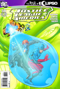 Cover for Justice League of America (DC, 2006 series) #58 [Aaron Lopresti Cover]