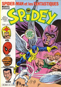 Cover Thumbnail for Spidey (Editions Lug, 1979 series) #21