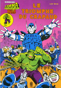 Cover Thumbnail for Gamma la bombe qui a créé Hulk (Arédit-Artima, 1979 series) #15 - Le triomphe du Crapaud !