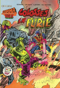 Cover Thumbnail for Gamma la bombe qui a créé Hulk (Arédit-Artima, 1979 series) #19 - Colosses en furie