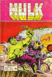 Cover Thumbnail for Hulk (Arédit-Artima, 1976 series) #2