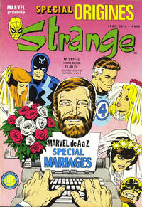 Cover Thumbnail for Strange Spécial Origines (Editions Lug, 1981 series) #217