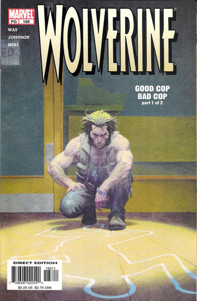 Cover for Wolverine (Marvel, 1988 series) #188 [Direct Edition]