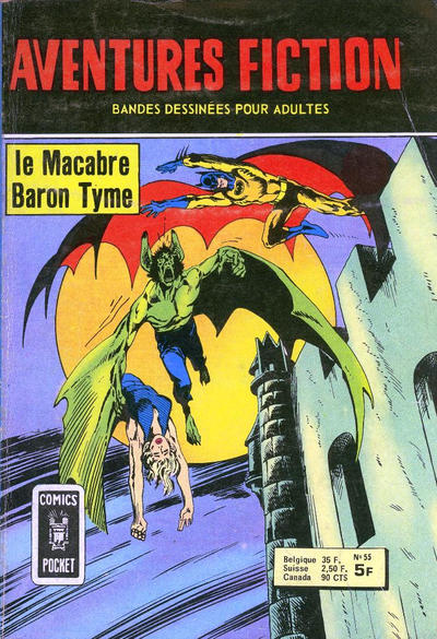 Cover for Aventures Fiction (Arédit-Artima, 1966 series) #55