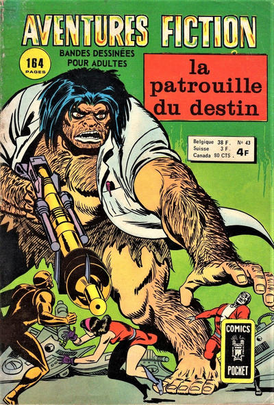 Cover for Aventures Fiction (Arédit-Artima, 1966 series) #43