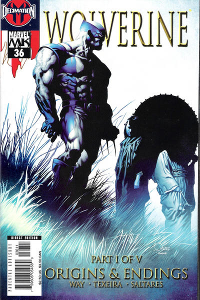 Cover for Wolverine (Marvel, 2003 series) #36 [Direct Edition]