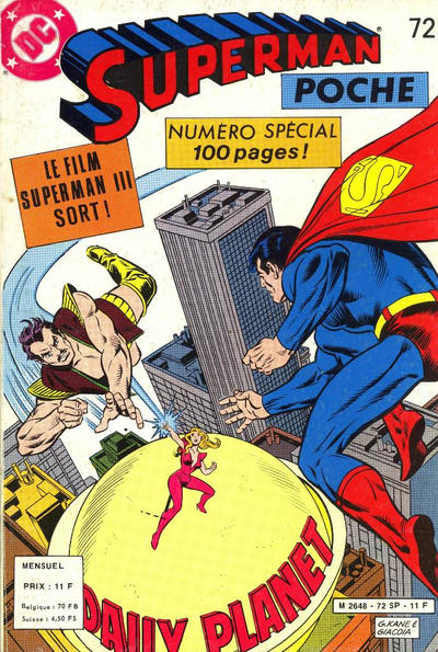 Cover for Superman Poche (Sage - Sagédition, 1976 series) #72