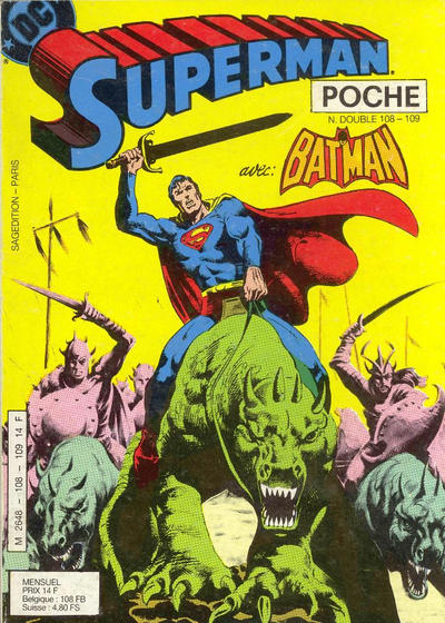 Cover for Superman Poche (Sage - Sagédition, 1976 series) #108-109